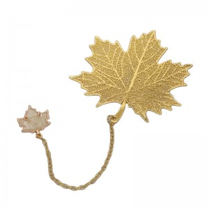 Werbeaktion Messing Lesezeichen Werbung Gold ausgehöhlt Logo Souvenir Metal Lesezeichen